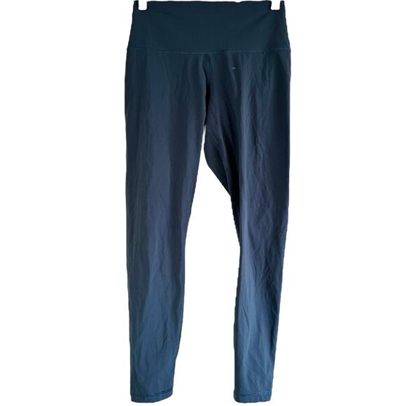 Everlane The Perform 24/7 Ankle Leggings High Rise Pull On Yoga Indigo Blue M - Picture 2 of 6